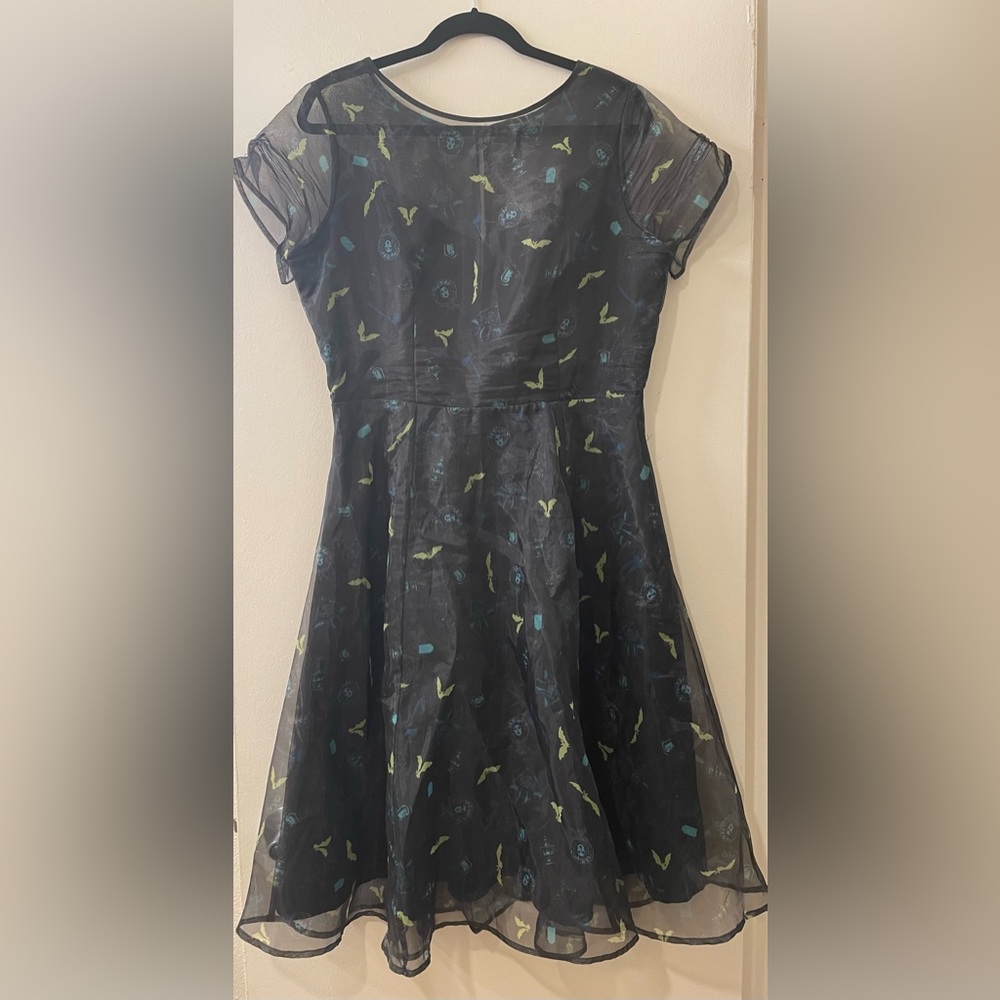 Disney’s Huaunted Mansion dress in large. Sheer black organza with built in slip